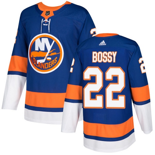 Adidas Men NEW York Islanders #22 Mike Bossy Royal Blue Home Authentic Stitched NHL Jersey->new york islanders->NHL Jersey